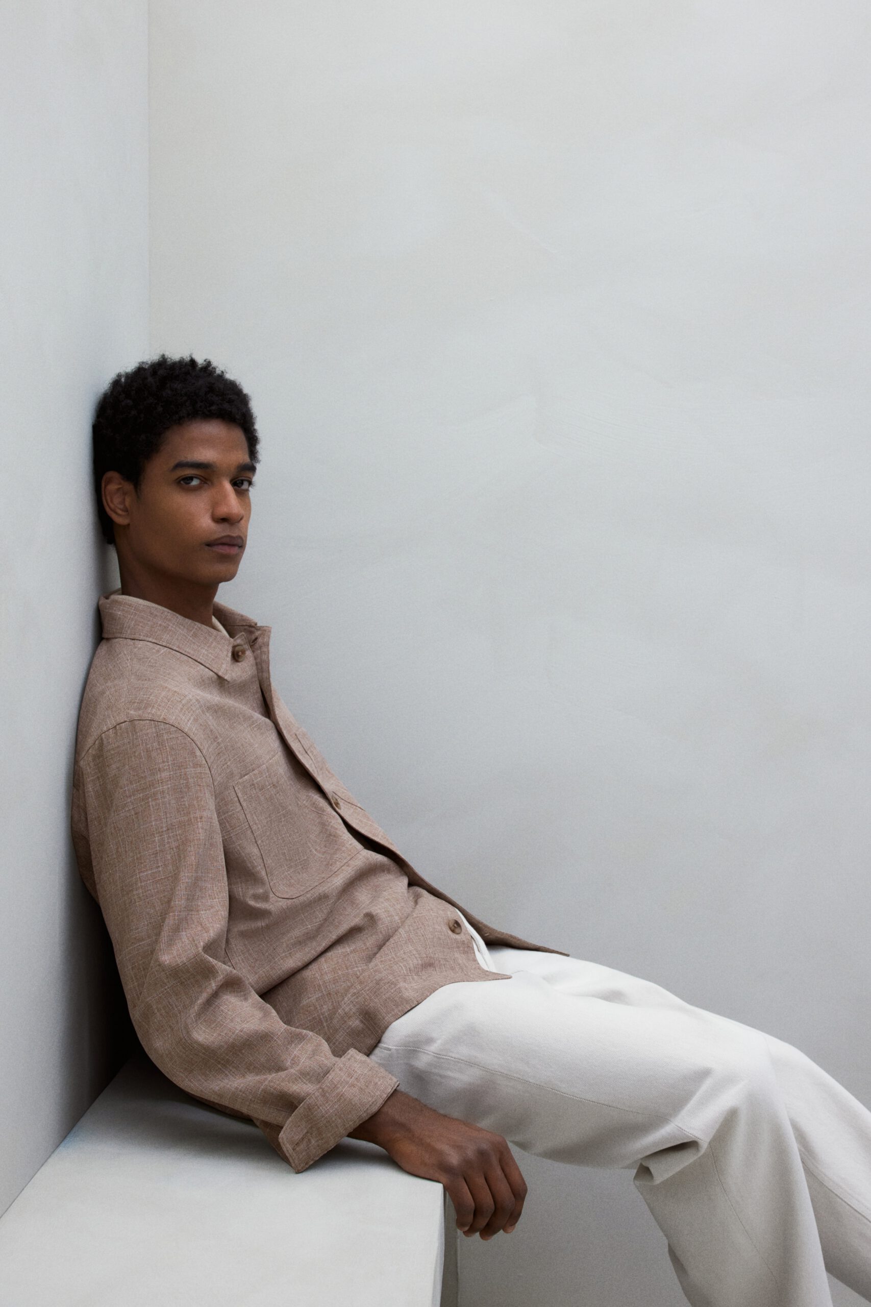 regular fit overshirt