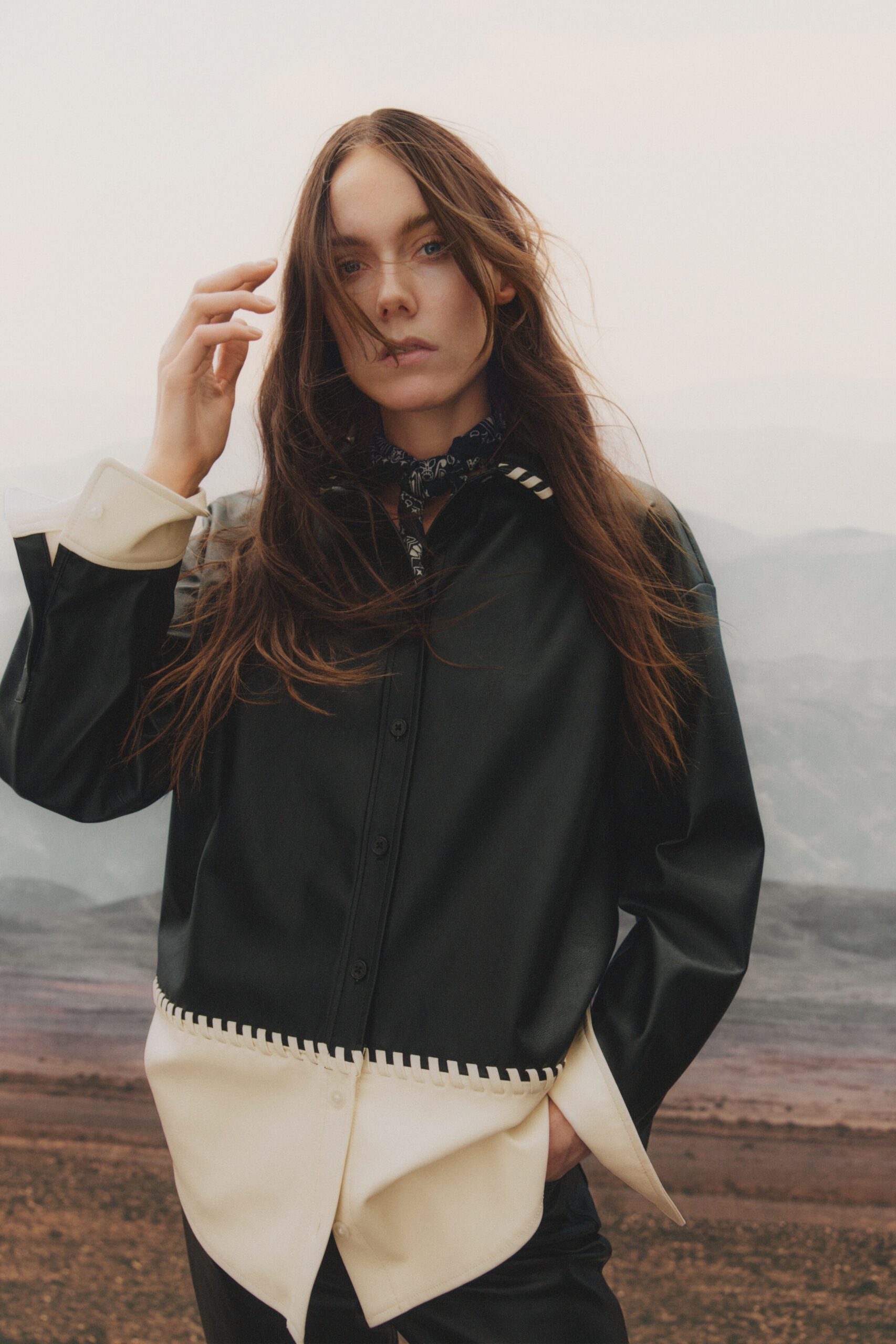 block colour coated shirt