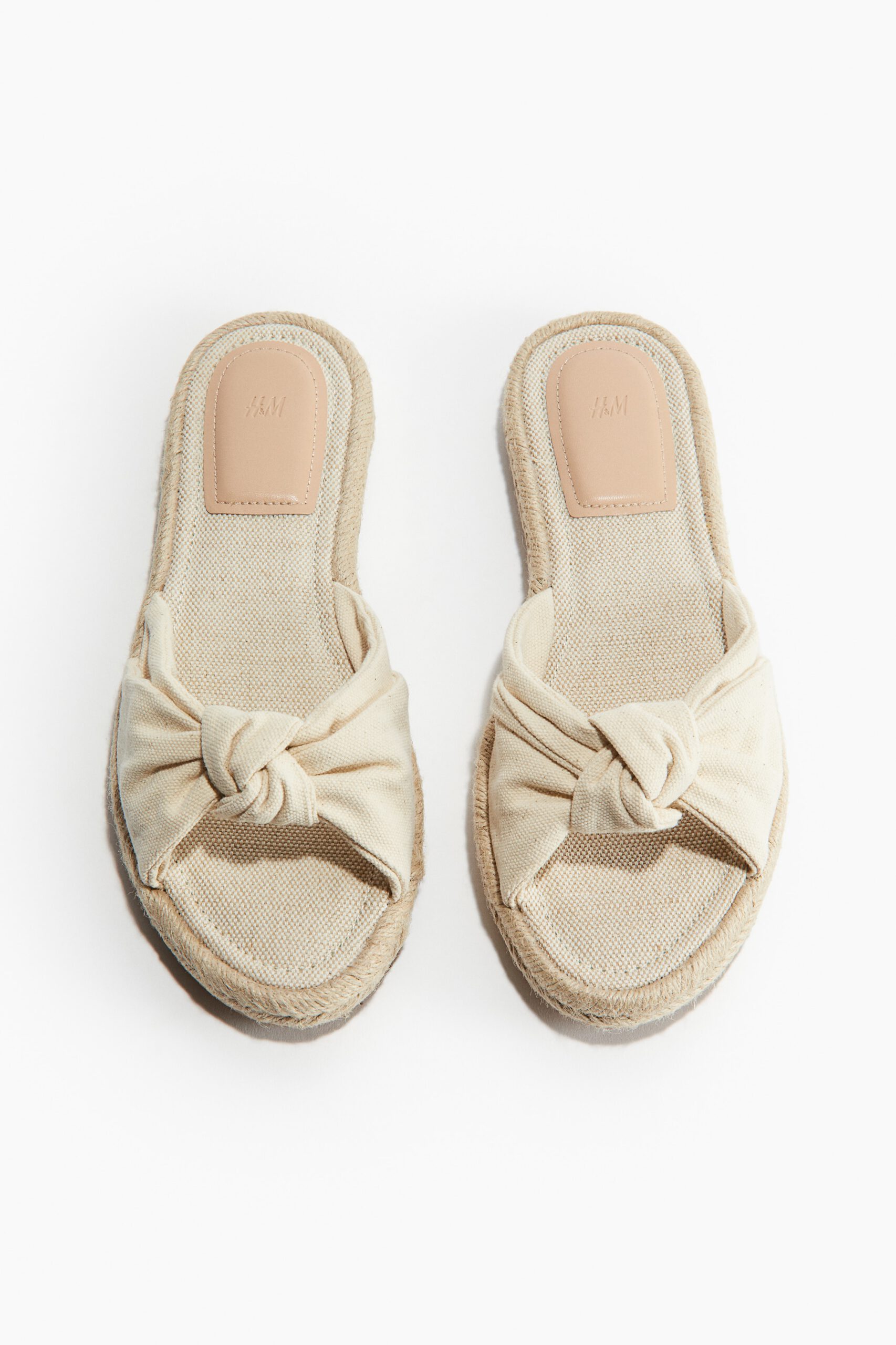 knot detail espadrille sandals