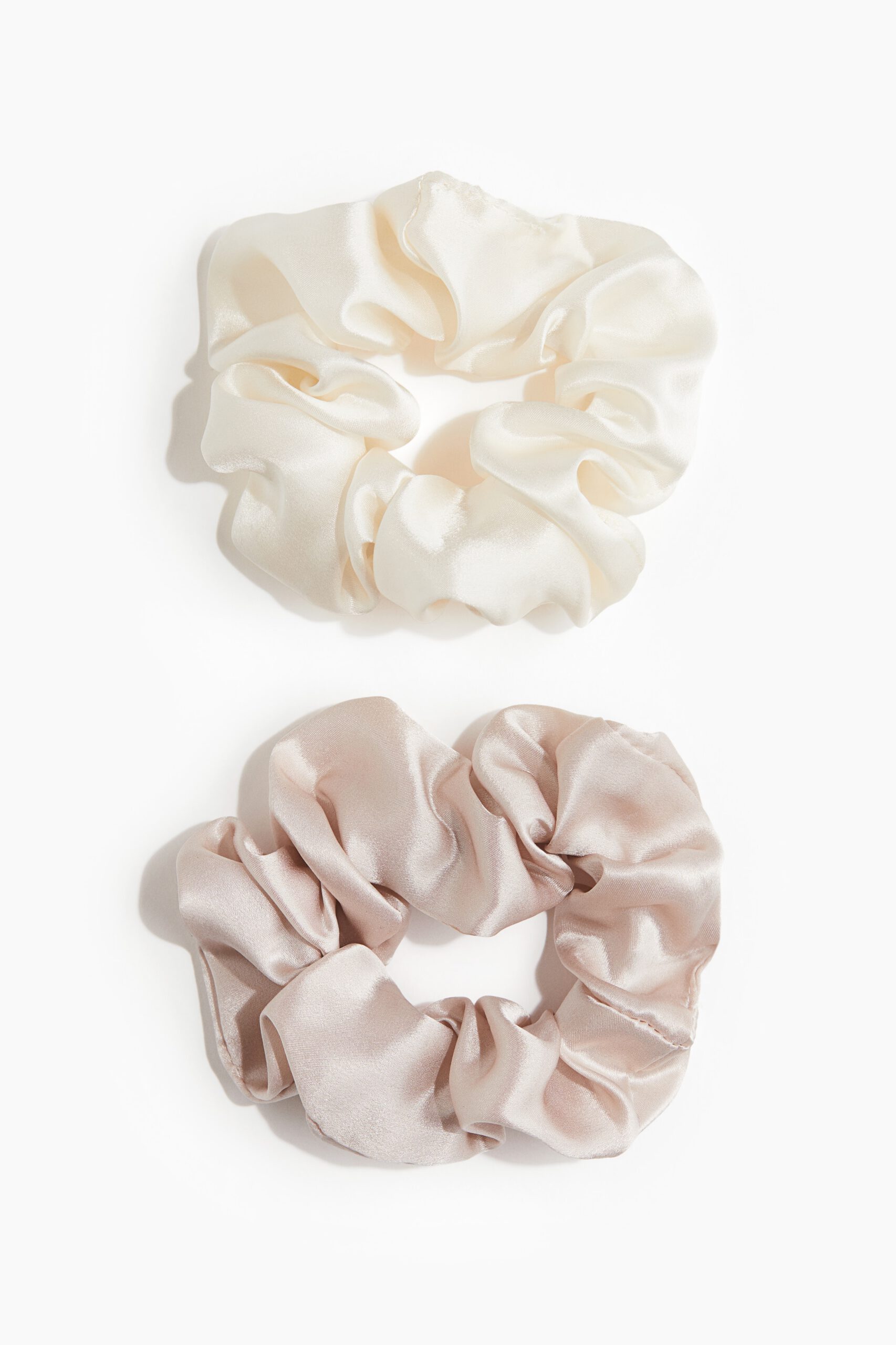 2 pack silk scrunchies