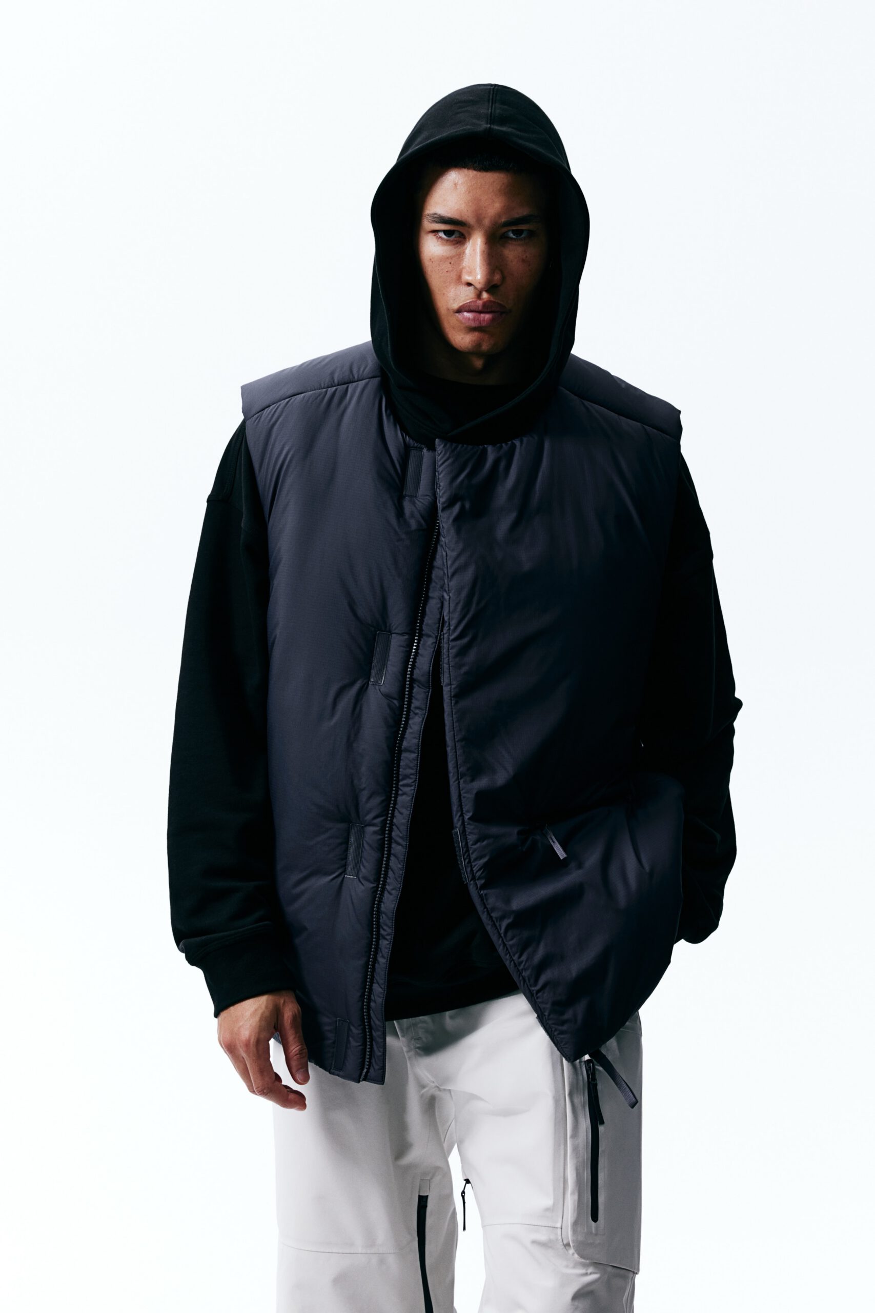 regular fit padded ski vest with thermomove™