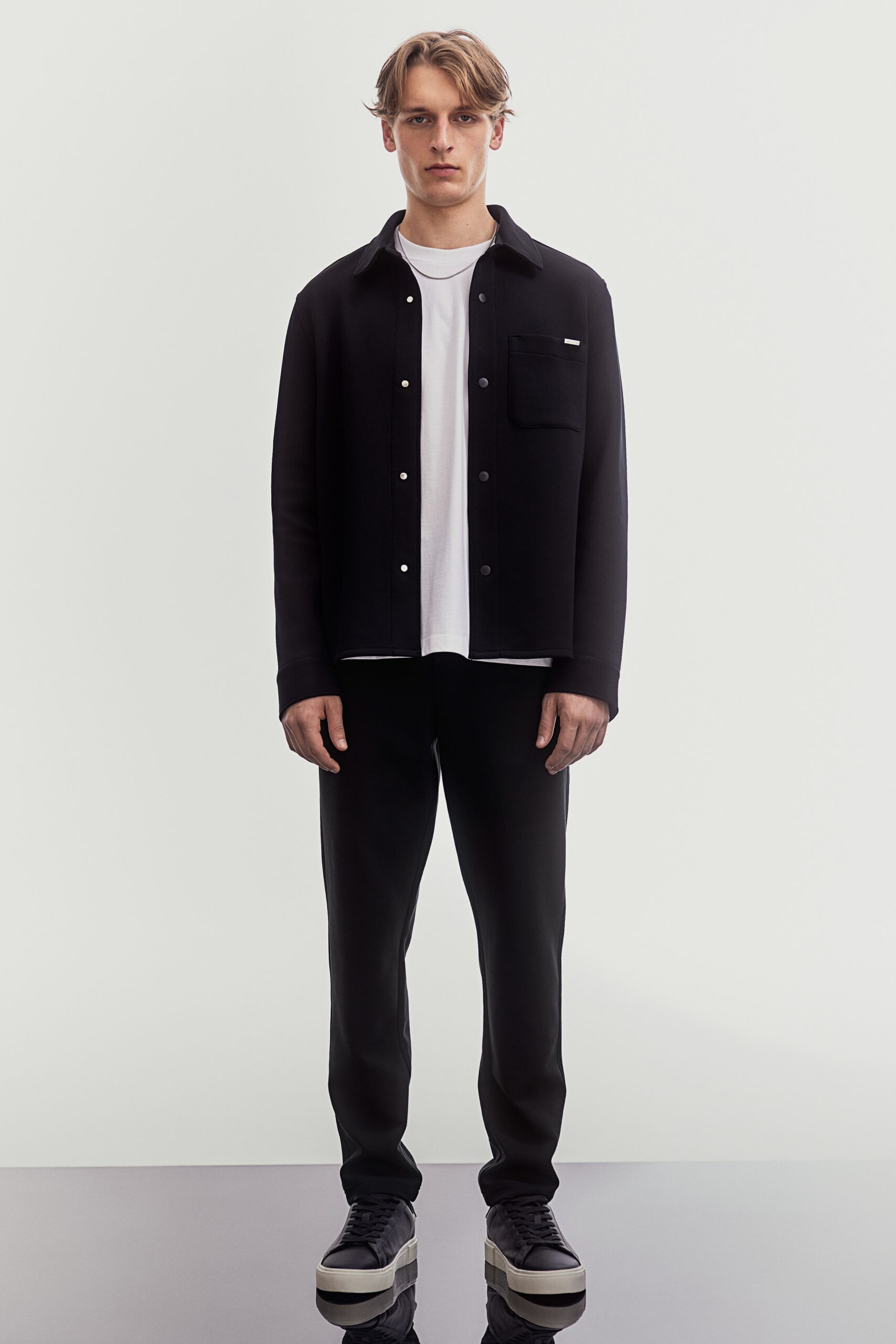 slim fit twill joggers