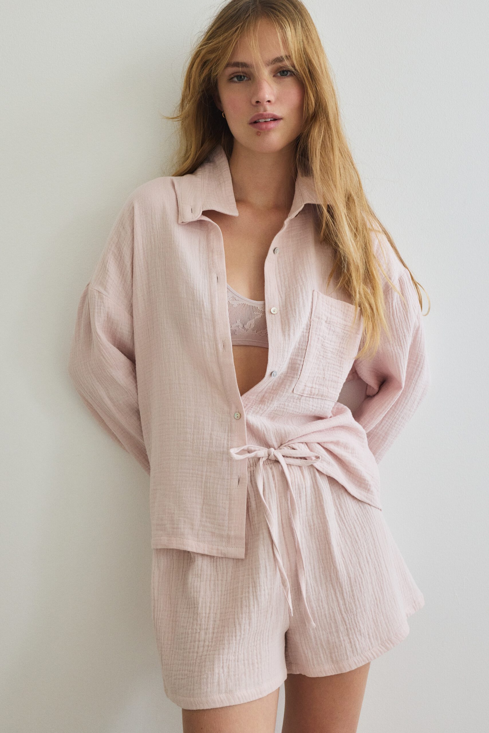 pyjama shirt & shorts set