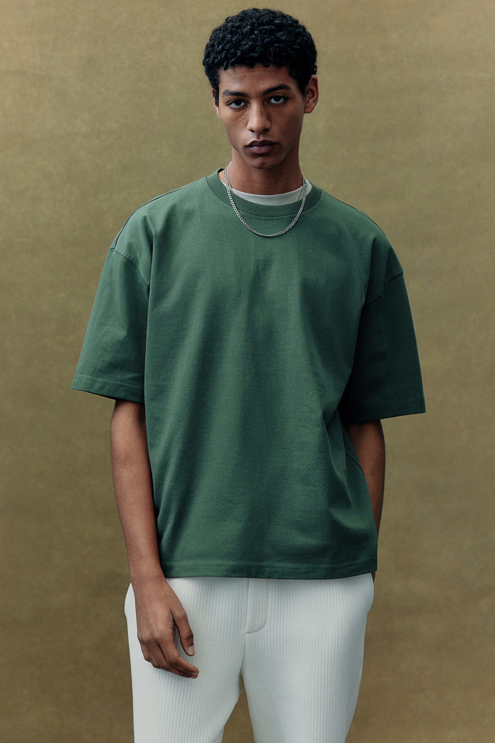 oversized fit cotton tee