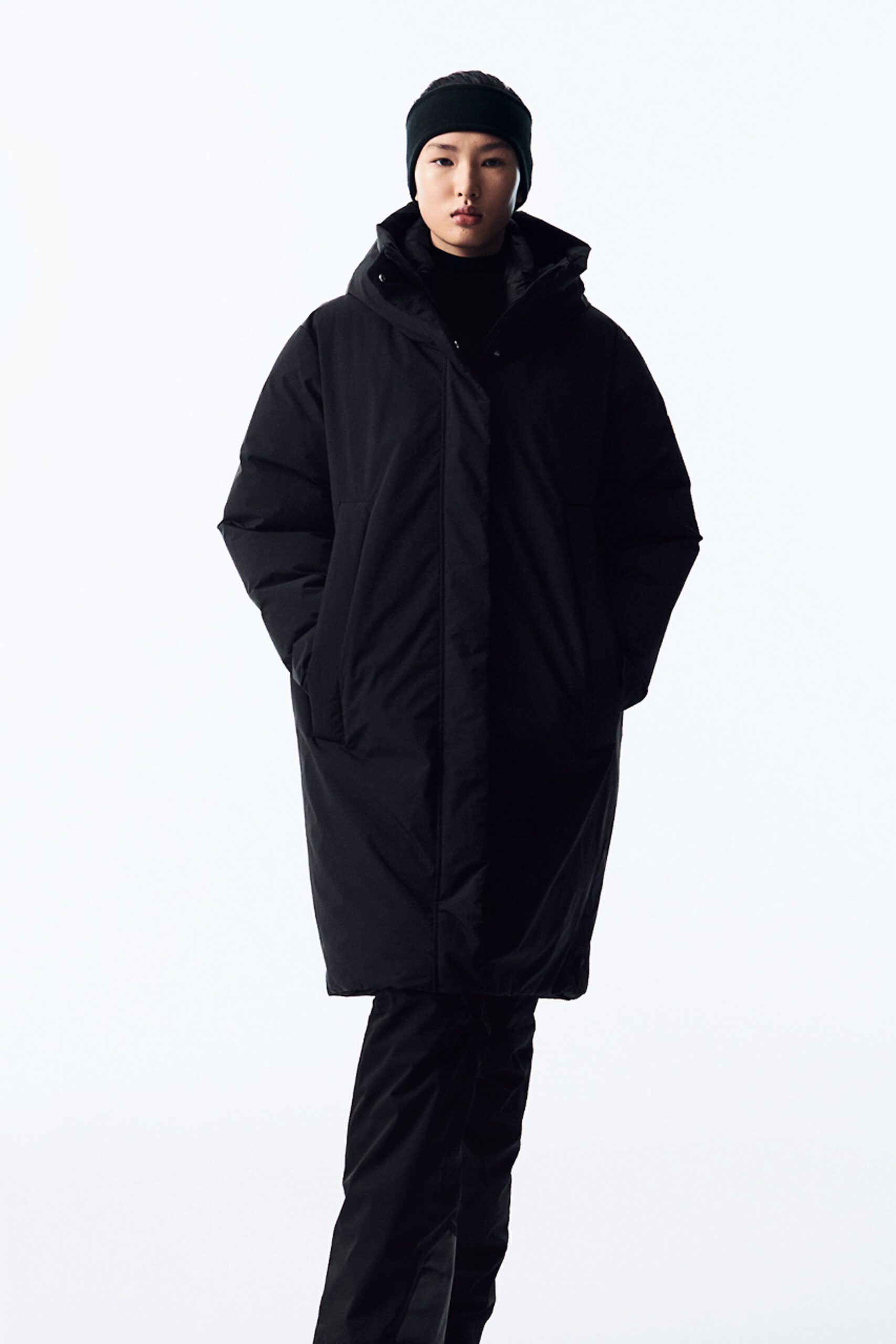 padded parka with thermomove™